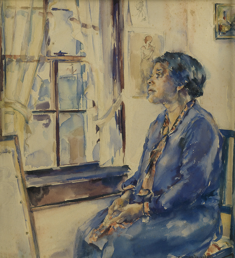VIVIAN SCHUYLER KEY (1905 - 1990) Portrait of Mother Jessie Schuyler.